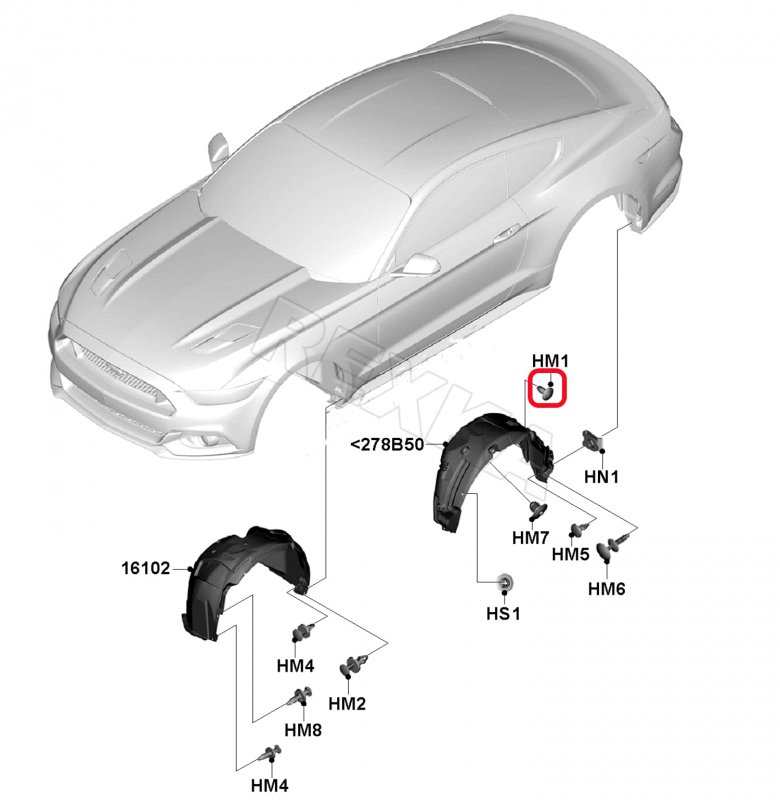 10pcs Fender Liner Retainer Clips Fasteners For Ford W706092 S300 Edge Explorer Flex Mustang Taurus And Chrysler 6508197aa