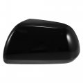 Motoforti Left Side Mirror Cover Cap Rearview For Toyota Highlander 2009-2014 Abs Black 