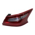 Nissan Altima 2018 Tail Light Passenger Side Outer Capa Certified Clear And Red Lens 4 Door Replacement For Ni2805112 