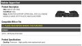 Upper Radiator Support Seal Compatible With 2014-2018 Jeep Cherokee 3 2l