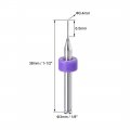 Uxcell Pcb Drill Bits 0 4mm Tungsten Carbide Rotary Tool Jewelry Cnc Engraving Print Circuit Board Micro 1 8 Inch Shank Set 10
