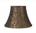 Aspen Creative 30224a Handsewn Pagoda Brown Spider Shade Jacquard Textured Fabric 7 Top X 13 Bottom 9-1 2 Slant 