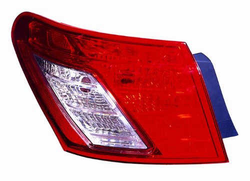 Driver Side Tail Light Assembly For Lexus Es350 2007 To 2009 Model 324-1903l-us Red Halogen Rear Lamp Waterproof Plastic Lens