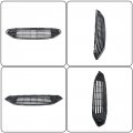 Gxywady Front Bumper Grille Upper Grill Chrome Hs7z8200aa Replacement For 2017 2018 Fusion