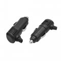 Uxcell 2pcs 12v 24v Car Cigarette Lighter Plug Charger Socket Outlet Adapter