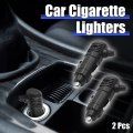 Uxcell 2pcs 12v 24v Car Cigarette Lighter Plug Charger Socket Outlet Adapter