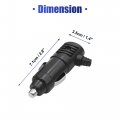 2pcs 12v 24v Car Cigarette Lighter Plug Charger Socket Outlet Adapter