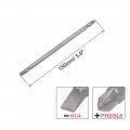 Uxcell Ph2 Sl6 Magnetic Double Ended Screwdriver Bit 1 4 Inch Hex Shank 5 9-inch Long S2 Power Tool