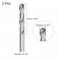 Uxcell Solid Carbide Drill Bits 4 6mm C2 K20 Tungsten Jobber Straight Shank Drilling Tool For Stainless Steel Aluminum Iron
