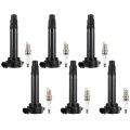 6 Ignition Coils And Iridium Spark Plugs For Mitsubishi Outlander 3 0l V6 2007 2013 Uf589 Set Consistent Corrosion Resistance 