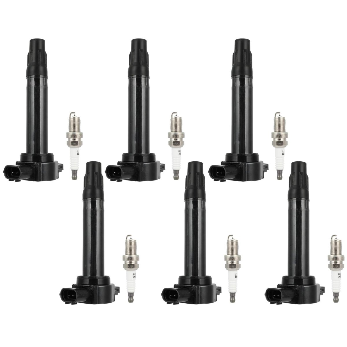 6 Ignition Coils And Iridium Spark Plugs For Mitsubishi Outlander 3 0l V6 2007 2013 Uf589 Set Consistent Corrosion Resistance