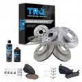 Front And Rear Ceramic Brake Pad Rotor Kit With Chemical For 1990 1993 Mazda Miata Bka16016