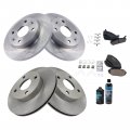 Front And Rear Ceramic Brake Pad Rotor Kit With Chemical For 1990 1993 Mazda Miata Bka16016