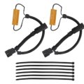 2 Pcs Led Tail Light Conversion Harness For 2020 To 2024 Silverado Sierra Halogen Adapter With Load Resistors Plug And Play 