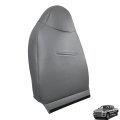 Seat Cover Gray Leather Driver Side Lean Back Replacement For 2001-2007 F250 F350 F450 F550 