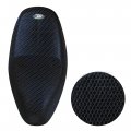 Uxcell Xl 3d Motorcycle Moped Seat Cover Breathable Mesh Net Cushion Black Blue