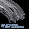 Pvc Clear Vinyl Tubing 0 39 Id 47 Od 16 4 Ft Length Tube Drain Hose Water Pump Irrigation Pipe Plastic With Clamps For Oil