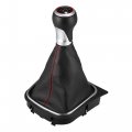 5 Speed Gear Shift Stick Knob Handle Shifter Gaiter Boot Cover For Vw Golf Mk5 Mk6 Mk7 Scirocco Jetta Eos 
