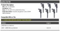 Ignition Coil Kit Set Of 6 For 2007 2008 Mercury Mariner 3 0l V6 2m2z12029aa