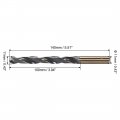 Uxcell Straight Shank Twist Drill Bits 11mm High Speed Steel 4341 With 2 Pcs For Stainless Alloy Metal Plastic Wood