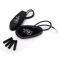 Httmt- Led Signal Engraved R1 Black Mirror Block Off Base Platesv Cover Compatible With 00-08 Yzf-r1 Yzfr1 P N Mt222-011a
