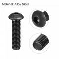 Uxcell M8x30mm Hex Socket Button Head Cap Bolts Screws Alloy Steel 10pcs