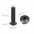 Uxcell M8x30mm Hex Socket Button Head Cap Bolts Screws Alloy Steel 10pcs