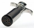 Hopkins Towing 48445 6-pole Round Trailer End Plug 