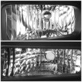 Headlight Lamp Assembly For 2005 2006 2007 Ford F250 F350 F450 F550 Super Duty Black Housing Driver Left Side Adoemhl0025l 