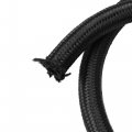 X Autohaux 3 3ft 10an Car Fuel Hose An10 5 8 Universal Braided Nylon Stainless Steel Cpe Oil Gas Line Black