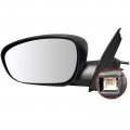 Aintier Towing Mirror Fit For 2005-2008 Dodge Magnum 2006-2010 Charger Power Black Textured