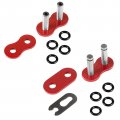 For O-ring Drive Chain Kawasaki Ex250f Ninja 250r 1988-1990 1992-2012 Red Mod-ztf1-9094