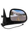 Right Side View Mirror For 1994 To 1997 Chevy S10 Pickup And 1995 Blazer Power Adjustment Manual Fold Non Heated Black 15150851 