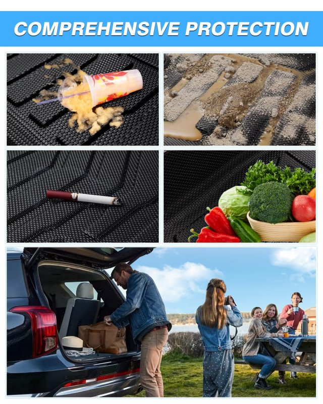 Powerty Cargo Mat Only Fit For Trunk Honda Civic Sedan 2022 2023 2024 Accessories All Weather Tpo Rear Liner Not 2-doors Models