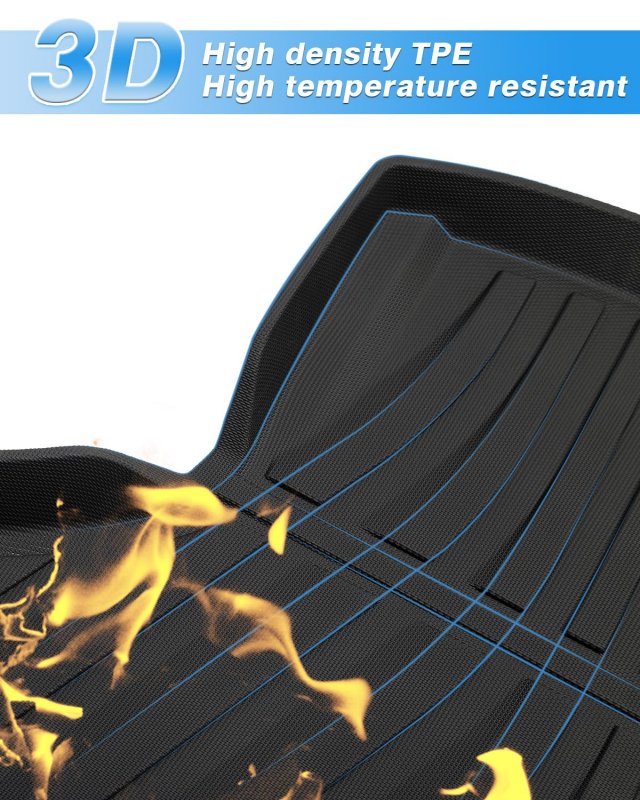 Powerty Cargo Mat Only Fit For Trunk Honda Civic Sedan 2022 2023 2024 Accessories All Weather Tpo Rear Liner Not 2-doors Models