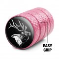 Bull Elk Illustration Valve Stem Caps For Tire Rim Wheel Aluminum Pink