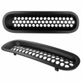 Hooke Road For Jeep Wrangler Jk Grill Inserts Matte Black Front Mesh Grille Cover Guard Clip-in Unlimited 2007-2018 Accessories