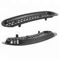 Hooke Road For Jeep Wrangler Jk Grill Inserts Matte Black Front Mesh Grille Cover Guard Clip-in Unlimited 2007-2018 Accessories