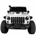 Hooke Road For Jeep Wrangler Jk Grill Inserts Matte Black Front Mesh Grille Cover Guard Clip-in Unlimited 2007-2018 Accessories