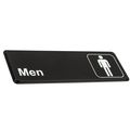 Set Of 2 Rtroom Signs Men S And Women S Black White 9 X 3-inches Bathroom For Door Wall By Tezzorio 