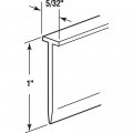 Prime-line M 6211 Shower Door Bottom Sweep 36 In X 1 Strip Vinyl Construction Clear 5 32 Tee Insert Shape Single Pack