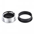 X Autohaux 4pcs Round Ac Air Outlet Vent Louvered Dashboard Electroplate Knob For Rv Bus Boat Yacht Caravan 87mm 75mm