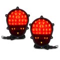 Hecasa Led Pair Brake Light 5w 12v For Humvee M35 M998 Replacement 11639535 12422958 11614157 Red Lens Rear Tail Lamp Stop 