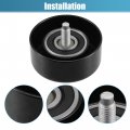 Uxcell Belt Tensioner Pulley Assembly Accessory Idler Tightener No 252864a000 For Chevrolet Trailblazer 2002-2005 Black Metal