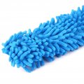 Qiilu Small Wheel Washing Brush Cleaning 16 8inch Microfiber Car Long Soft Flexible Wash Cleaner Tool