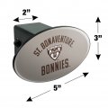 St Bonaventure Bonnies Oval Tow Hitch Cover Trailer Plug Insert 2