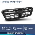 Pit66 Front Bumper Grille Black Chrome Trim Compatible With Subaru Crosstrek 2018-2020 91122fl100 91123fl170 91123fl130