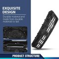 Pit66 Front Bumper Grille Black Chrome Trim Compatible With Subaru Crosstrek 2018-2020 91122fl100 91123fl170 91123fl130