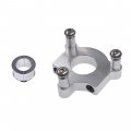 Uaus 1 5 Cnc Adapter With Compatible Pad Silver Fits 49cc 50cc 66cc 80cc 2 Stroke Motorized Bicycle 