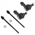 Tie Rod End Kit Inner Outer Lh Rh Set Of 4 For Tiburon Elantra Spectra 